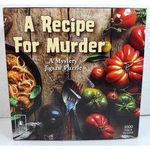 A Recipe for Murder - 1000pc. Jigsaw Puzzle & Mystery Book - 23x29in.